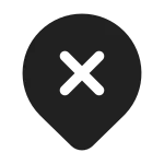 Location Not Found SVG Icon